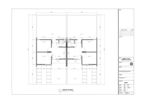 foto denah rumah tipe Standar perumahan Grand Village Residence 2