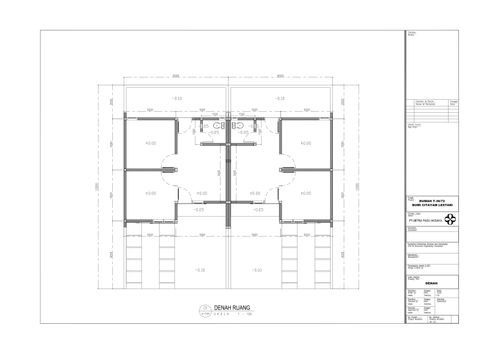 foto denah rumah tipe Standar perumahan Grand Village Residence 2