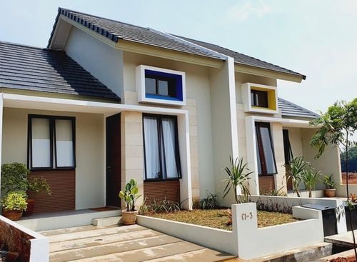 foto tampak rumah tipe 36/72 perumahan Villa Cendana Residence 3