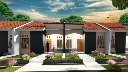 foto tampak rumah tipe 36/72 perumahan PERUMAHAN TAMAN DRAMAGA PERMAI 8