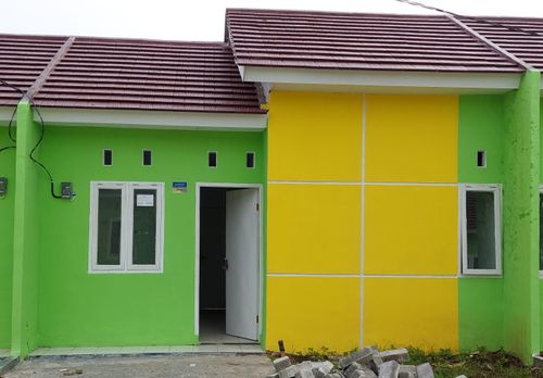 foto tampak rumah tipe KPR SUBSIDI 2018 perumahan RAJEG HILL RESIDENCE 