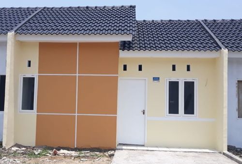 foto tampak rumah tipe KPR SUBSIDI 2019 perumahan RAJEG HILL RESIDENCE 