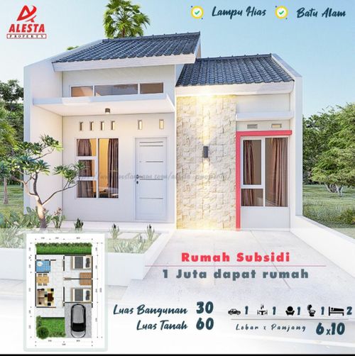 foto tampak rumah tipe numeria perumahan LESTARI GARDEN HILL 2