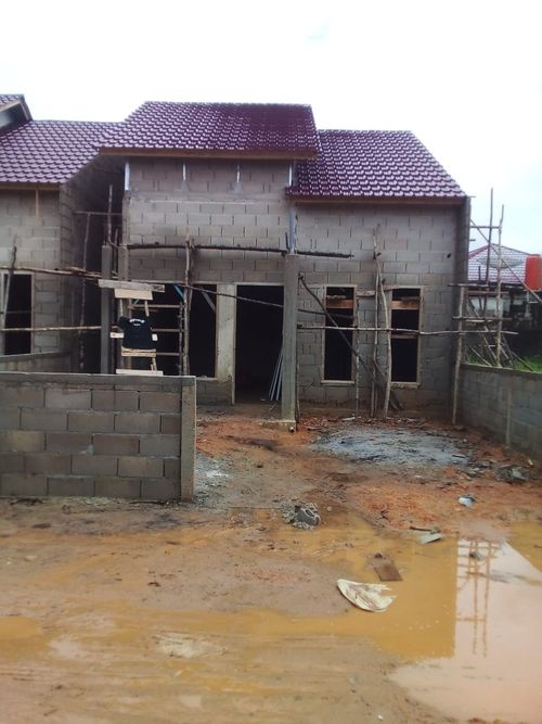 foto tampak rumah tipe 36 perumahan CEMPAKA GARDENIA PARK