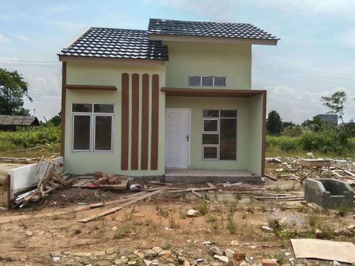 foto tampak rumah tipe rsh perumahan perumahan griya sinar bintang 2