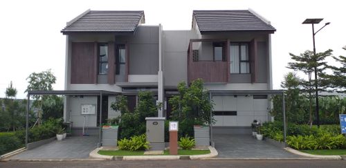 foto posisi tengah perumahan SUMMARECON BANDUNG - CLUSTER FLORA TAHAP 1 & 2