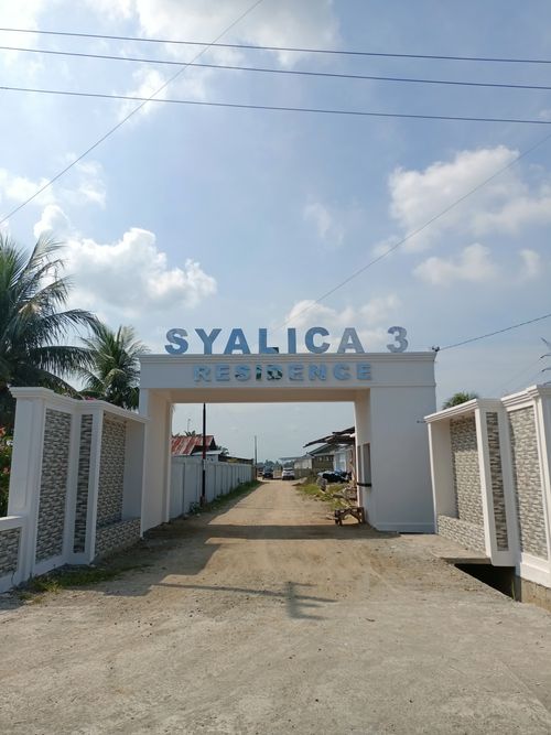foto gerbang perumahan Syalica Residence3 Tahap 1