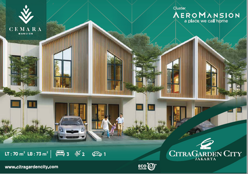 foto tampak rumah tipe CEMARA M05 perumahan PERUMAHAN CITRA 8 TYPE CEMARA