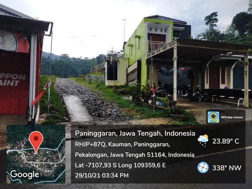 foto gerbang perumahan Griya Kencana Paninggaran