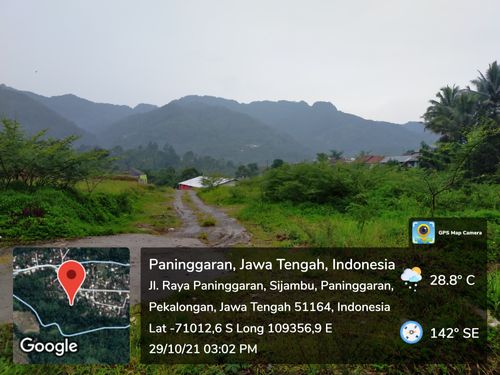 foto posisi tengah perumahan Griya Kencana Paninggaran