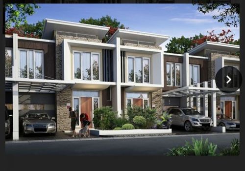 foto tampak rumah tipe courtyard 68 perumahan Perumahan Galuh Mas