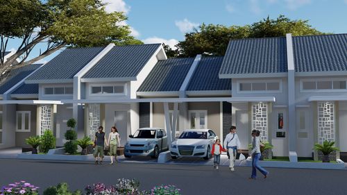 foto tampak rumah tipe 40 perumahan GRAND SULAWESI ANTANG