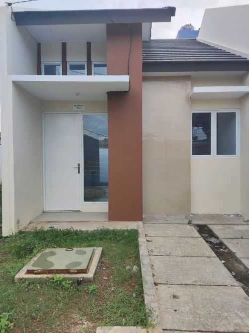 foto tampak rumah tipe 32 perumahan PORIS RESIDENCE
