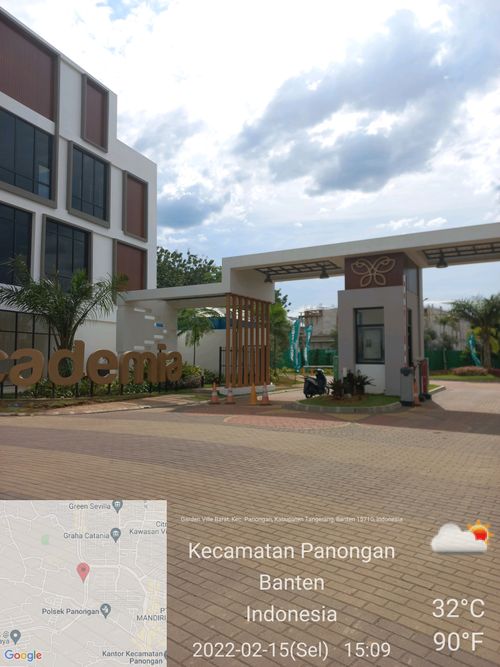 foto gerbang perumahan CITRA RAYA - CLUSTER ACADEMIA PAVILION