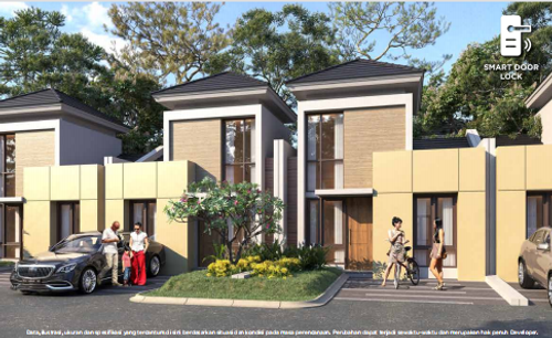 foto tampak rumah tipe GRAZIOSO STD perumahan CITRA RAYA -CLUSTER AVANTE