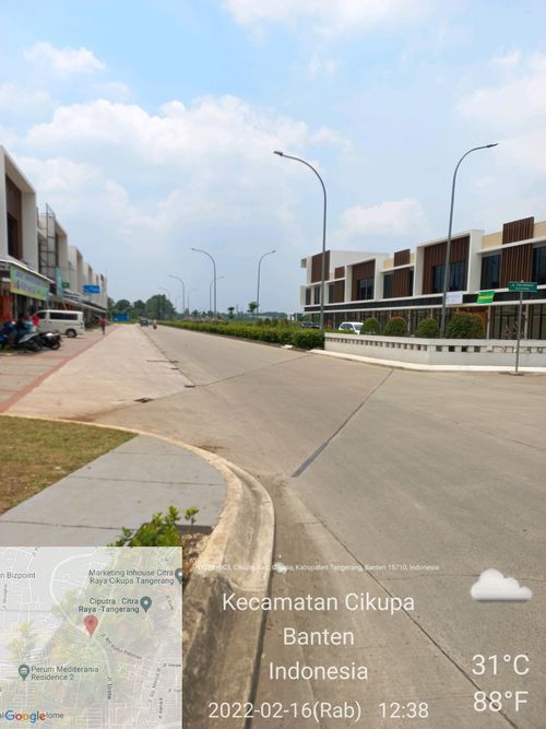 foto posisi tengah perumahan CITRA RAYA - RUKO THE AVENUE