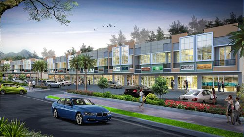 foto tampak rumah tipe 127/82,5 perumahan Sentul Alaya