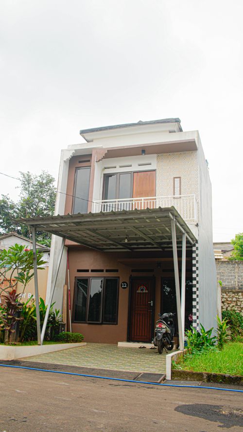 foto tampak rumah tipe 55/65 perumahan Green Bali Resort 1