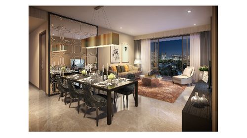 foto denah rumah tipe Tower 3-E 1 BR perumahan Apartement Marigold
