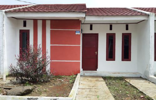 foto tampak rumah tipe 36/52 perumahan PESONA MAYANTI