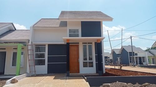 foto tampak rumah tipe 42/90 perumahan PESONA KAHURIPAN 3 TAHAP 3