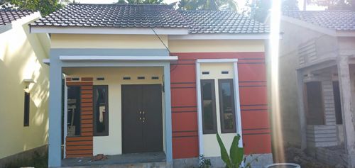 foto tampak rumah tipe 36 perumahan SYDNEY RESIDENCE