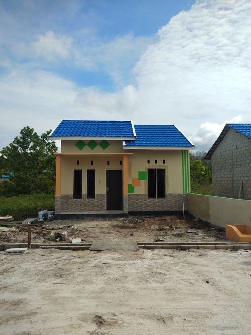 foto tampak rumah tipe 36 subsidi perumahan KATIMPUN BERKAH MANDIRI II