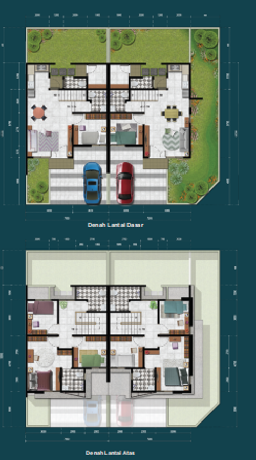 foto denah rumah tipe SOCRATES 5 STANDAR perumahan CITRA RAYA - CLUSTER ACADEMIA PAVILION