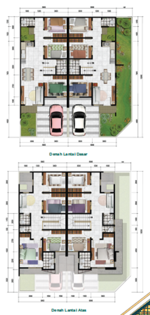 foto denah rumah tipe GALILEO STANDAR perumahan CITRA RAYA - CLUSTER ACADEMIA PAVILION