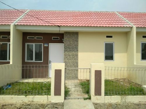 foto tampak rumah tipe 25/60 perumahan TAMAN BANTEN LESTARI