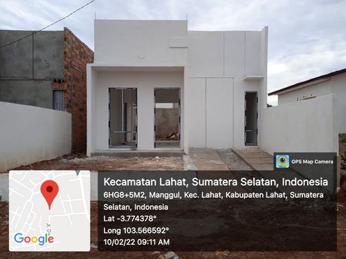 foto tampak rumah tipe 36 perumahan GRIYA RAFIKA JALAN BARU