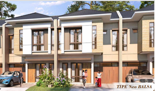 foto tampak rumah tipe BALSA STANDAR perumahan CITRA ECOPOLIS RAYA - CLUSTER THE TREES/PINE TREES