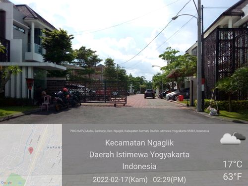 foto posisi tengah perumahan PONDOK PERMAI PALAGAN 3