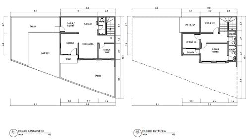 foto denah rumah tipe Andesit Iregular 3 perumahan SYNTHESIS HOMES