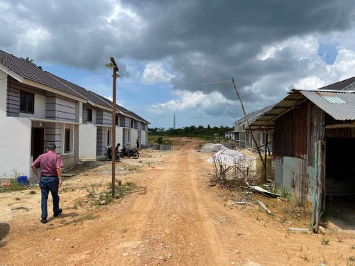foto posisi tengah perumahan Sei Bulan Residence