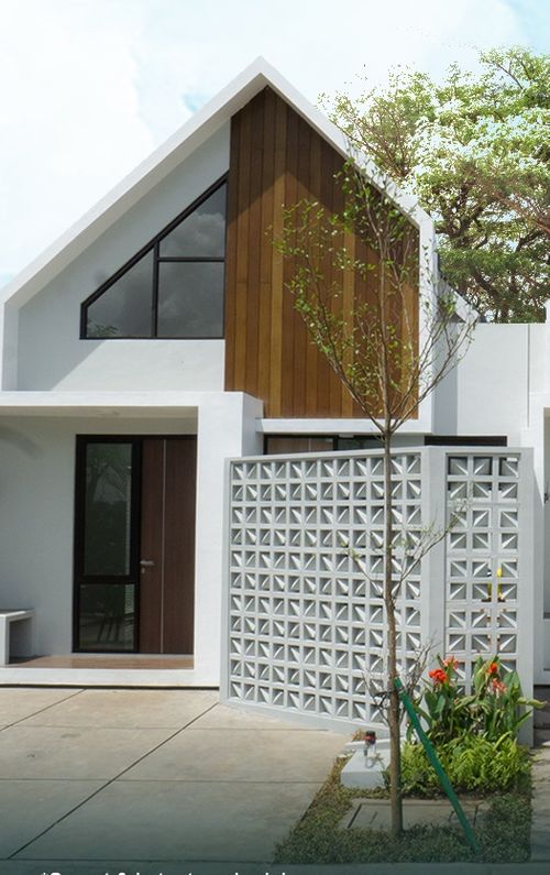 foto tampak rumah tipe Azolla Ext perumahan CitraGarden BMW