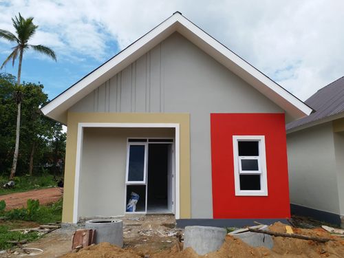 foto tampak rumah tipe 36 subsidi perumahan PAL MASS RESIDENCE 1