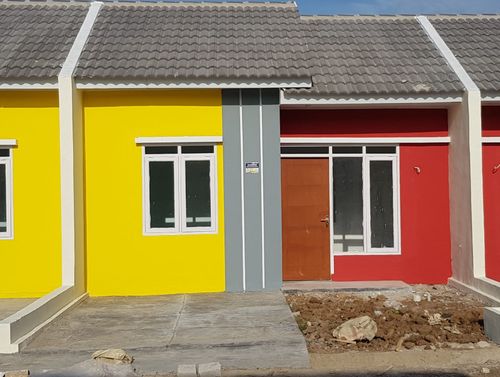 foto tampak rumah tipe RS perumahan Perumahan Green Harmony Cikampek
