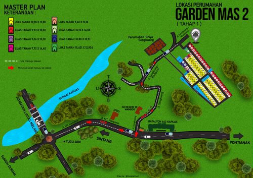 foto denah rumah tipe 36 perumahan GARDEN MAS 2