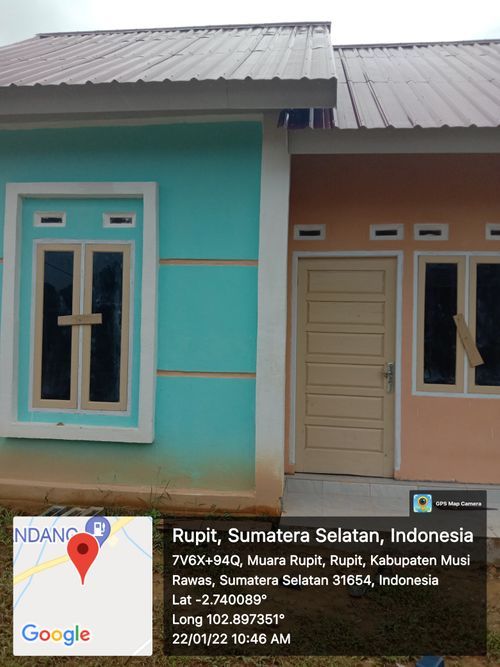 foto tampak rumah tipe 36 RSH perumahan GRIYA PANGERAN