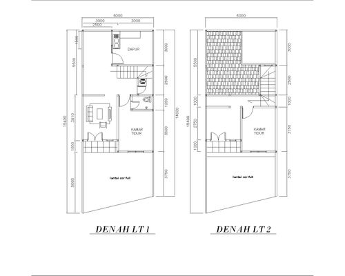 foto denah rumah tipe Townhouse 82 perumahan Perumahan Caledonia Residence