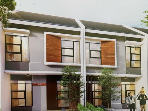 foto tampak rumah tipe 102/119 perumahan TAMAN KOPO INDAH V