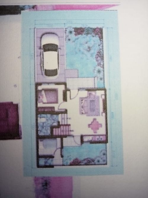 foto denah rumah tipe Subsidi perumahan Green dita abadi