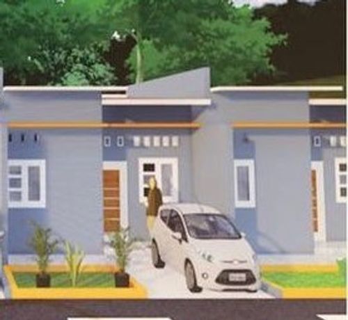foto tampak rumah tipe T60 perumahan SEGARA RESIDENCE