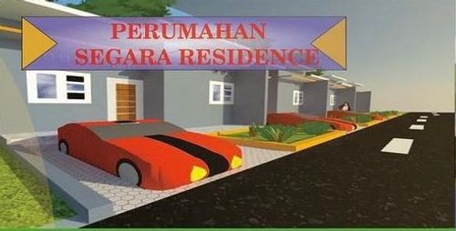 foto tampak rumah tipe T80 perumahan SEGARA RESIDENCE