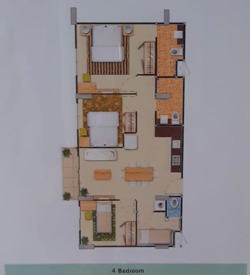 foto denah rumah tipe SPECIAL perumahan APARTEMEN PARADISE MANSION