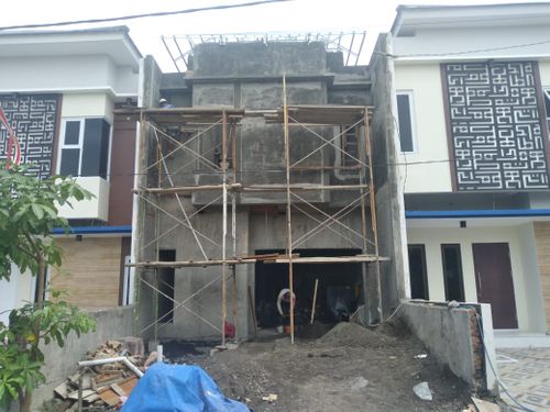 foto tampak rumah tipe Q-50 perumahan Graha Amerta Bunder 2