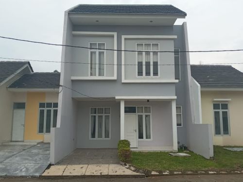 foto tampak rumah tipe T70/70 perumahan TANGERANG KENCANA RESIDENCE