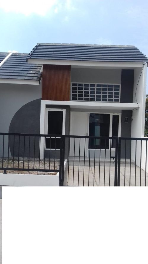 foto tampak rumah tipe senopati 32 perumahan GRAND RESIDENCE CITY