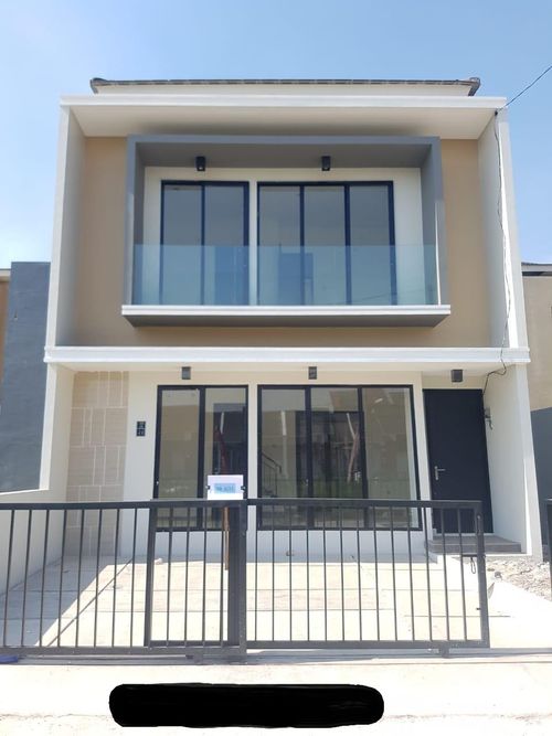 foto tampak rumah tipe SENOPATI 54 perumahan GRAND RESIDENCE CITY